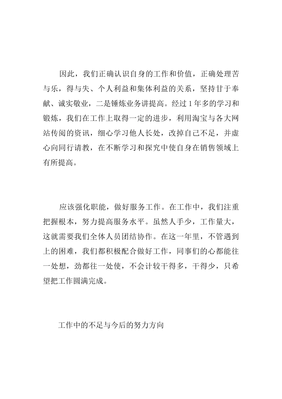 网络销售年终工作总结三篇_第3页
