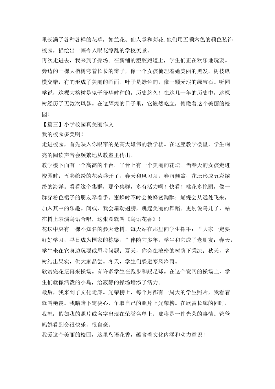 美丽的小学校园[三篇散文]_第2页