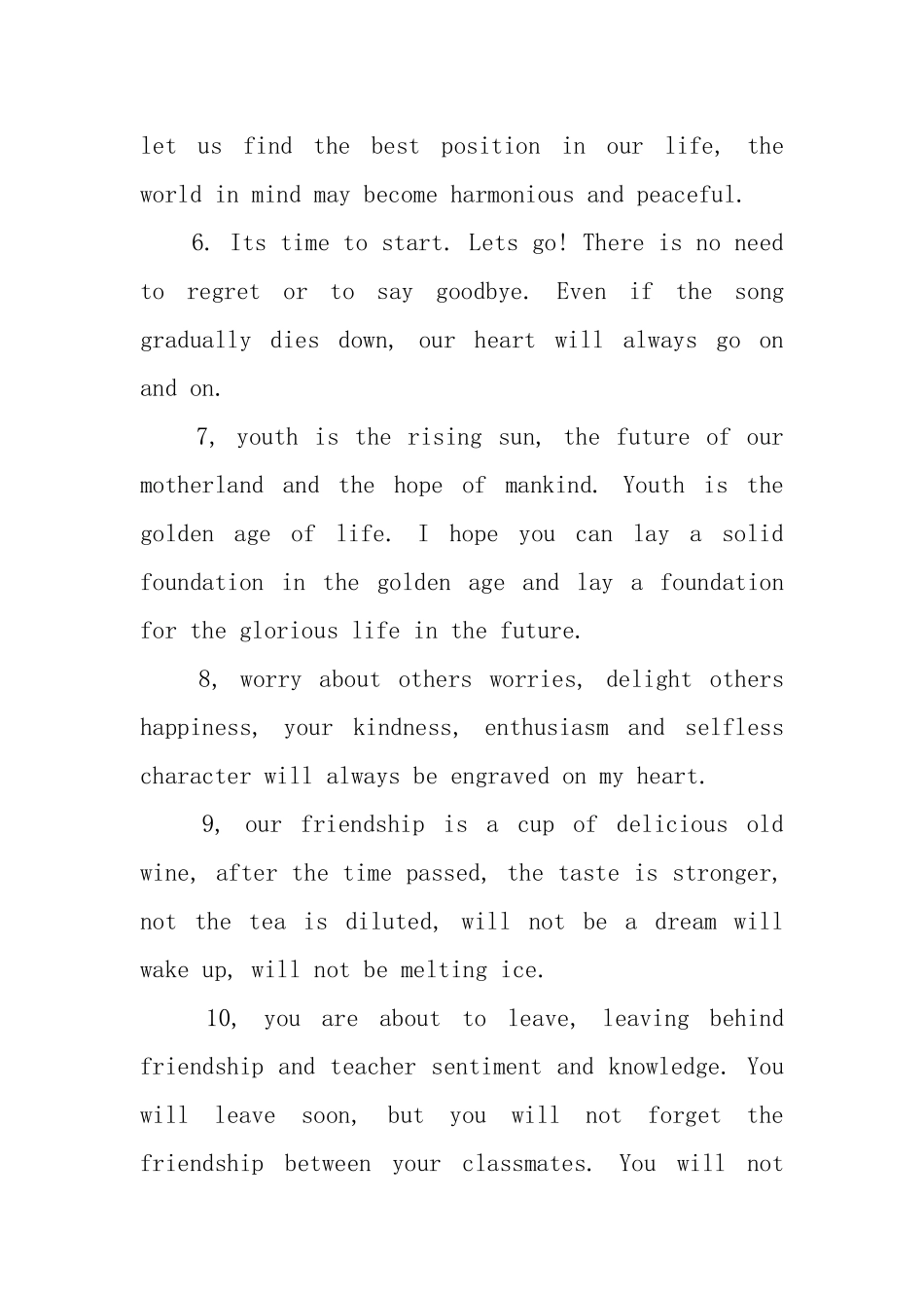 英文短句毕业赠言_第2页