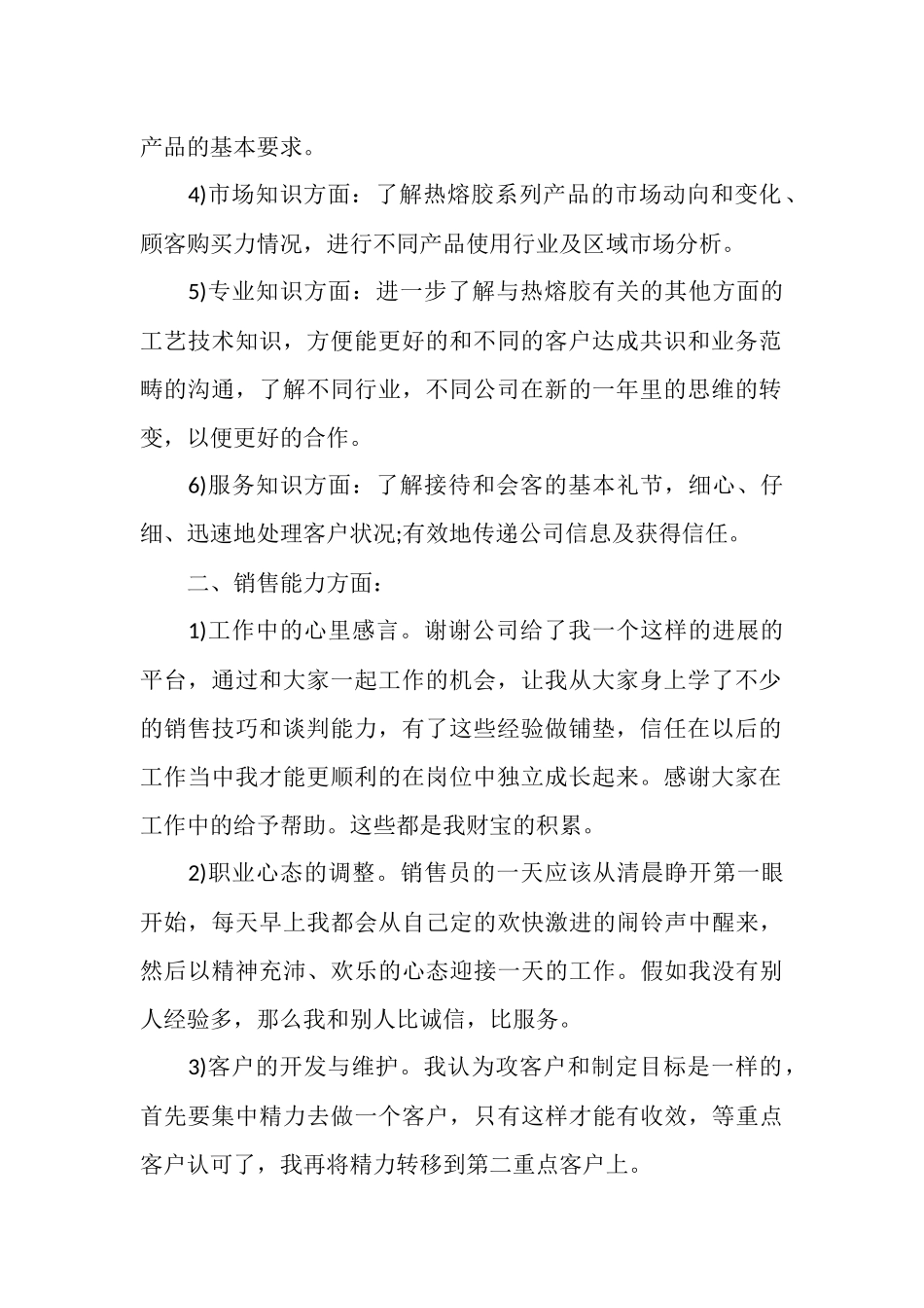 营销人员工作总结格式_第2页