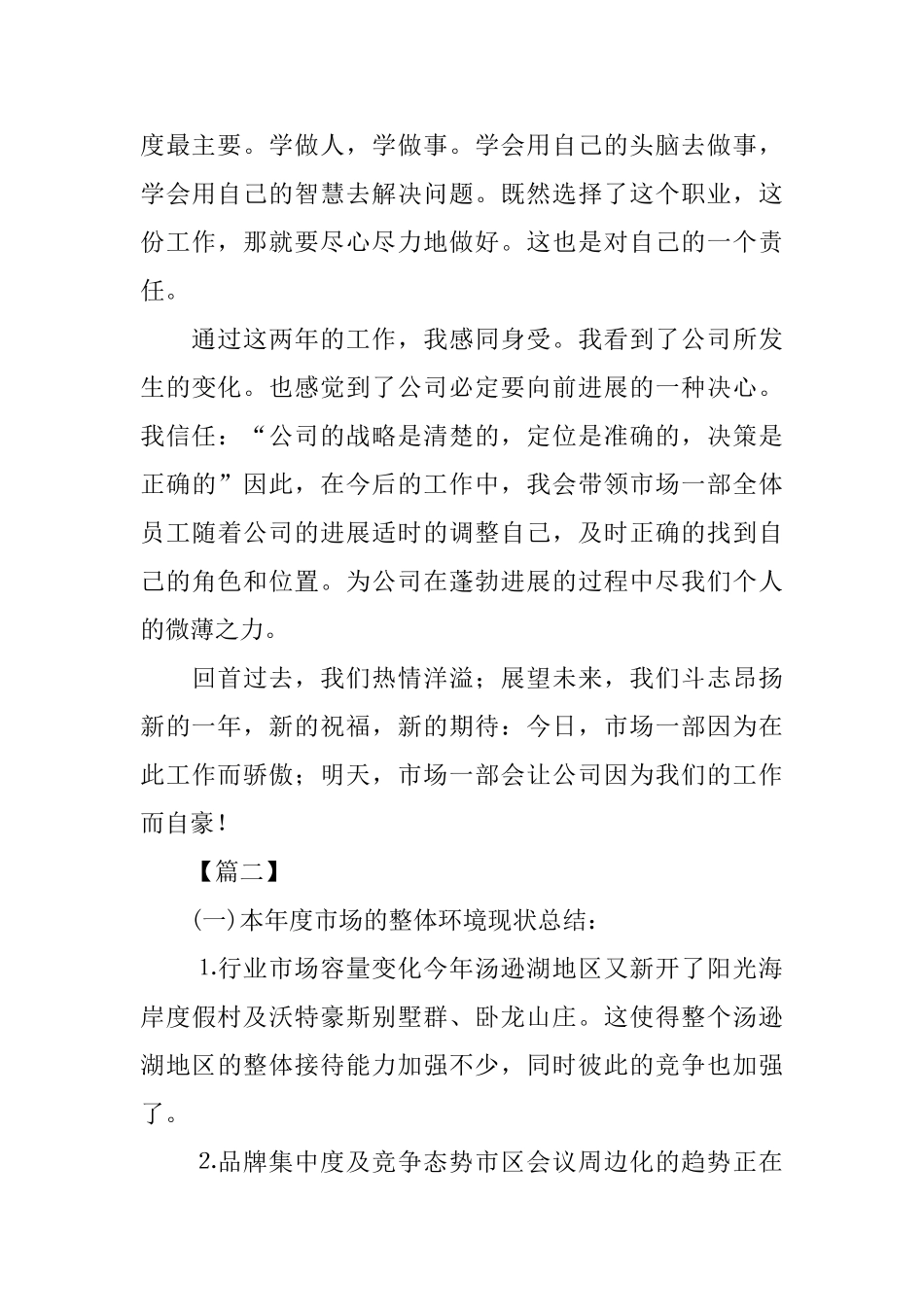 营销总监年终总结三篇_第3页