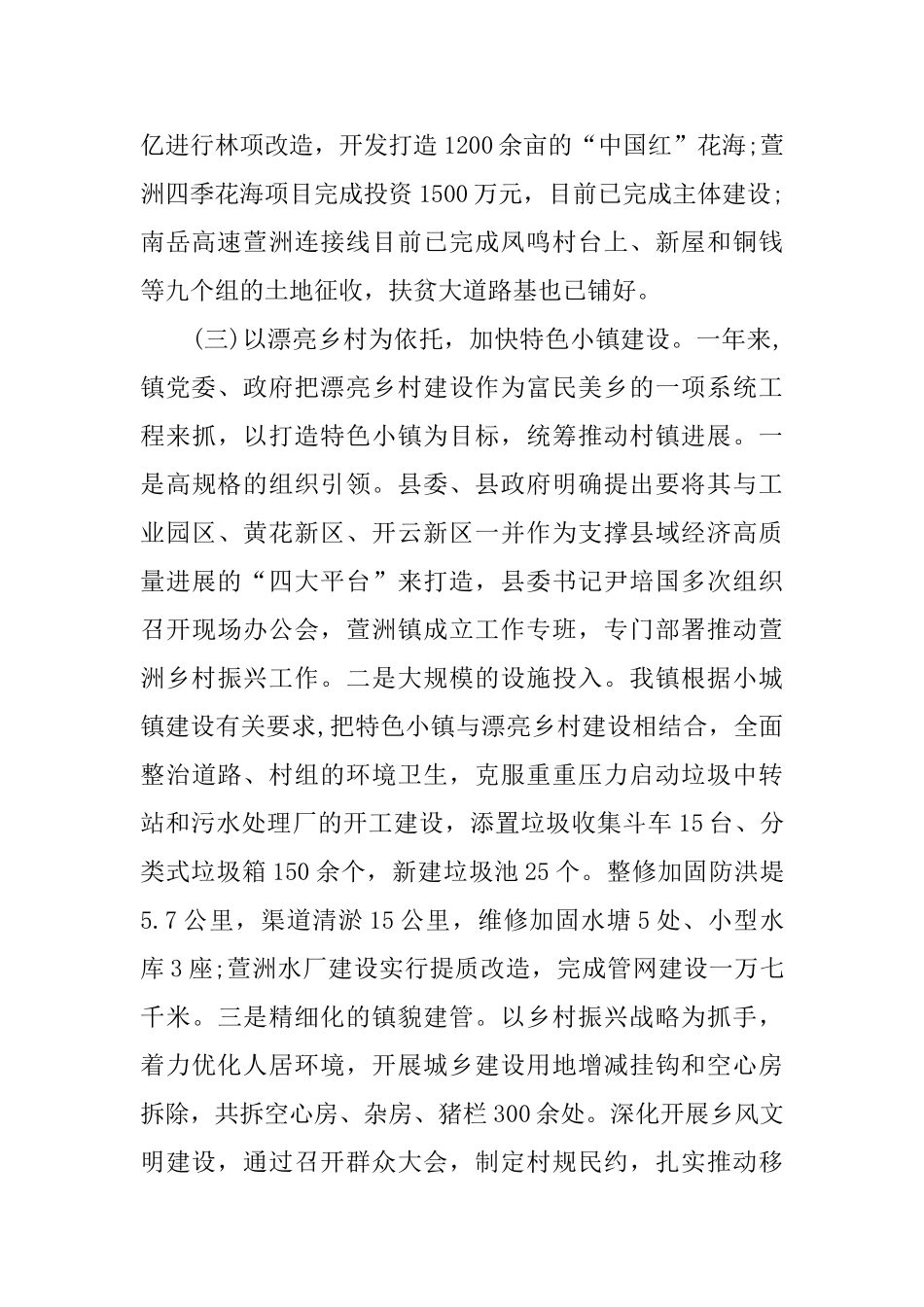 萱洲镇2025年工作总结及2025年工作计划_第2页