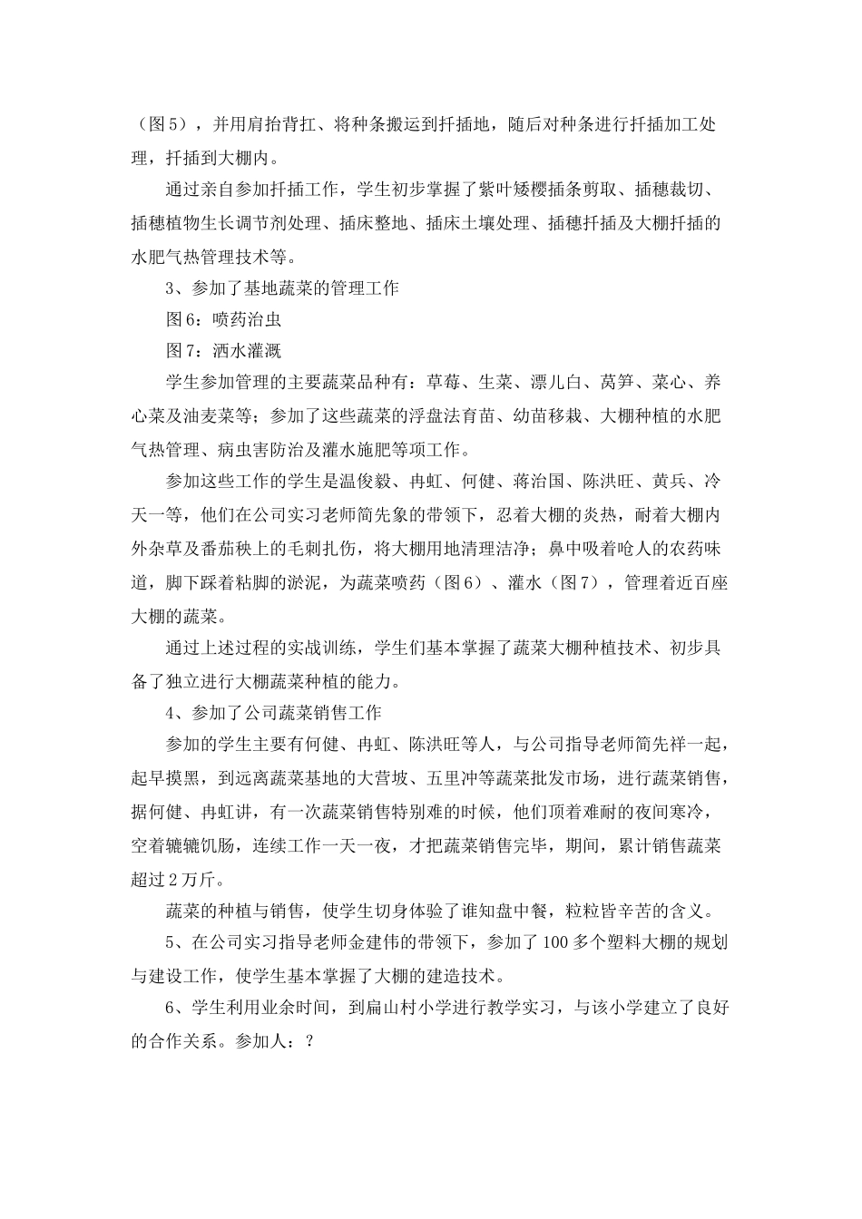 蔬菜基地实习工作总结_第3页