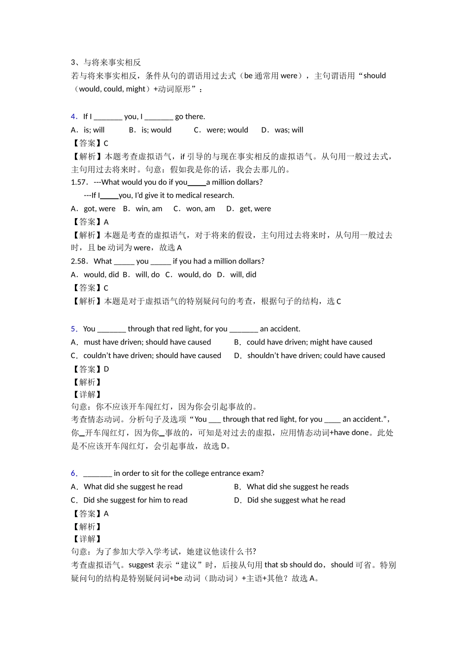 虚拟语气知识点总结_第2页
