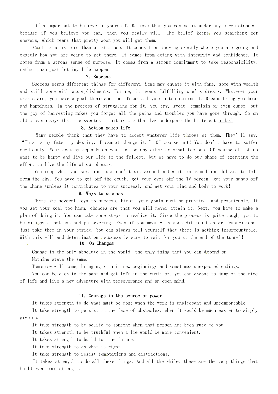 重庆市第十八中学2014年高考英语 美文欣赏复习资料_第2页