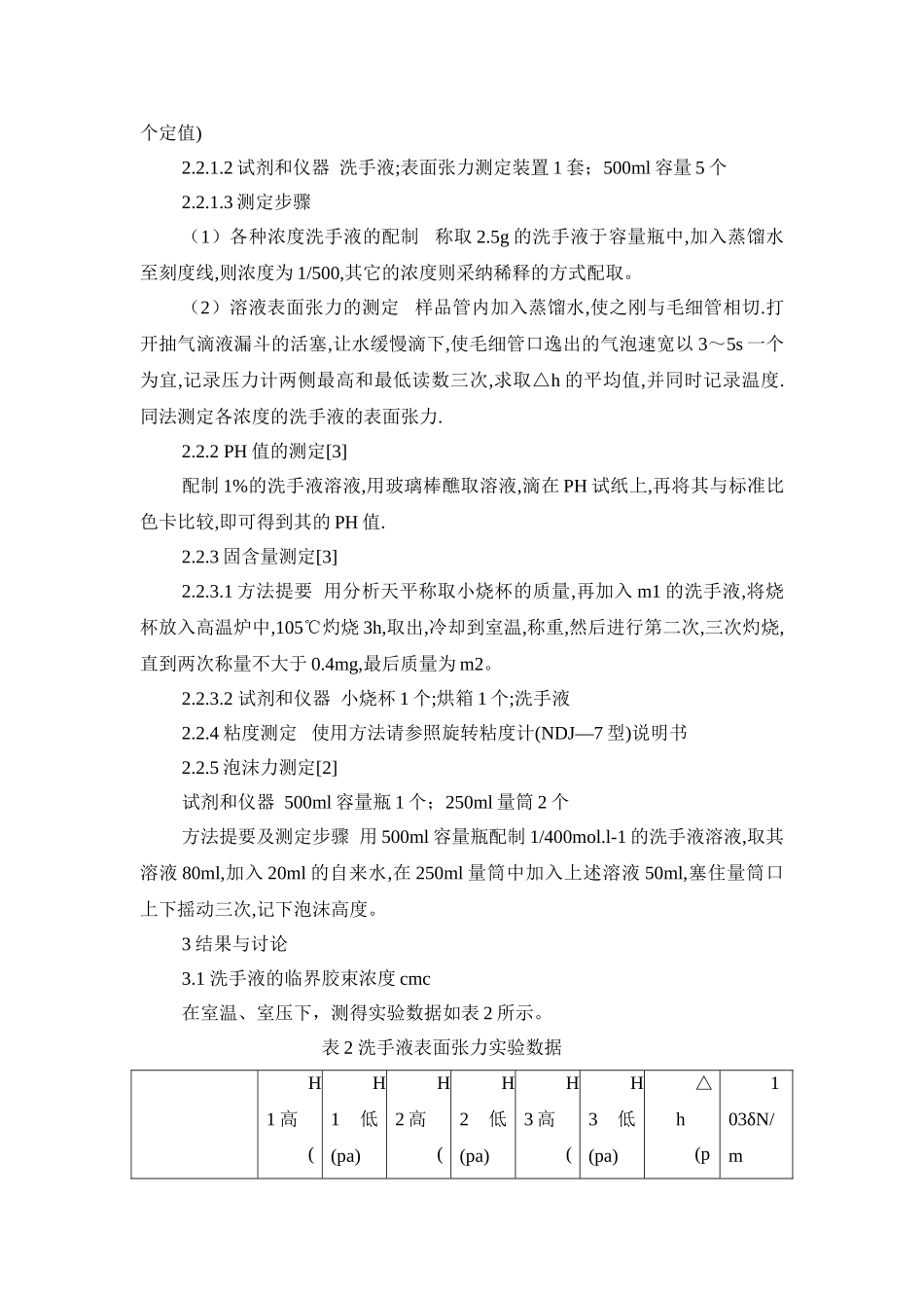 表1洗手液配方_第2页