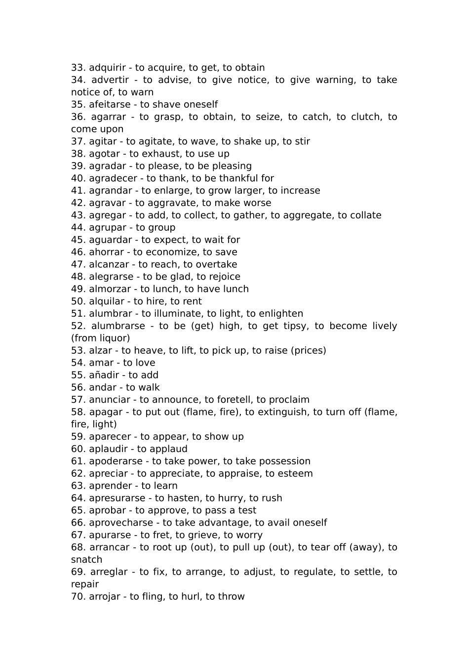 西班牙语500个最常用动词_第2页