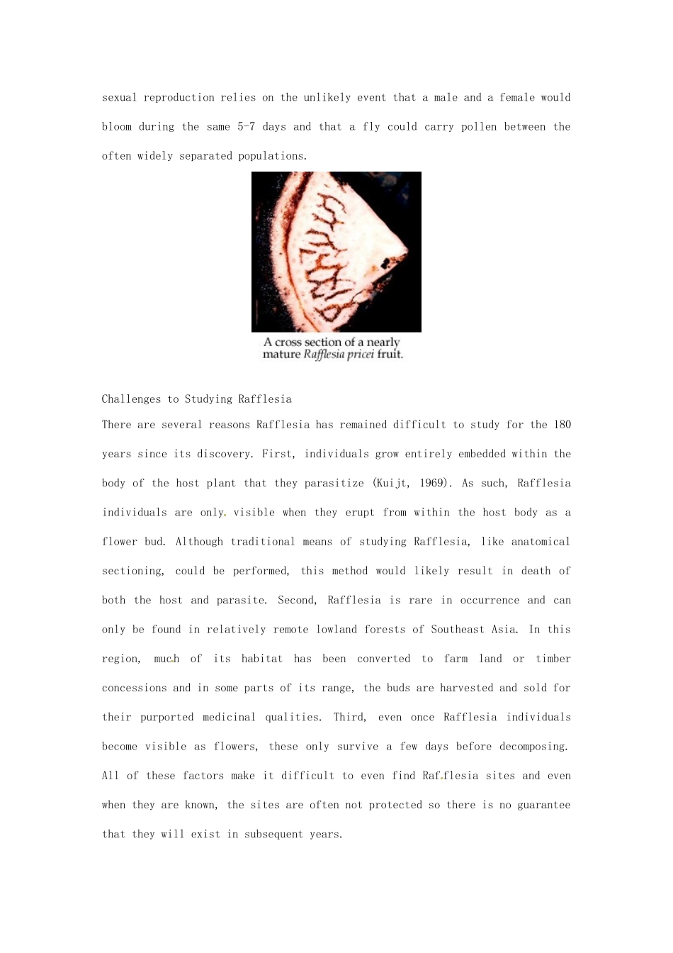 陕西省定边县第四中学高中英语 Unit 4 Exploring plants 背景材料 文章 Rafflesia Life History素材 新人教版选修9_第3页