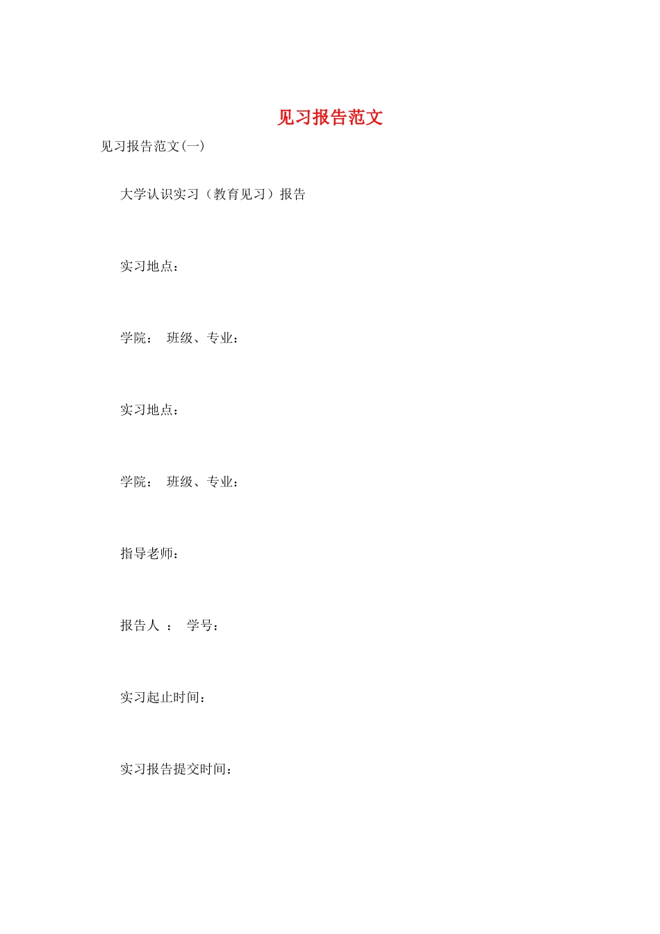 见习报告范文_第1页