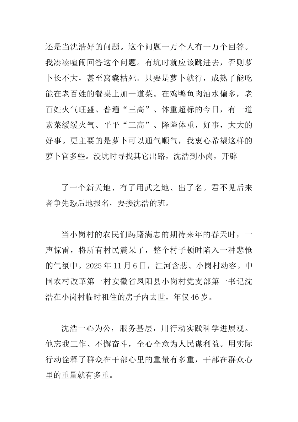 观看《第一书记》有感_第3页