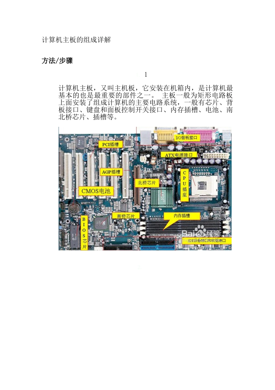 计算机主板的组成详解_第1页