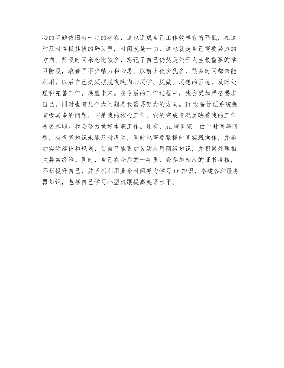 计算机技术人员年度工作总结_第2页