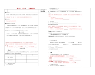 陕西省西安市庆安高级中学2014高中化学 元素周期表复习导学案2 新人教版必修2