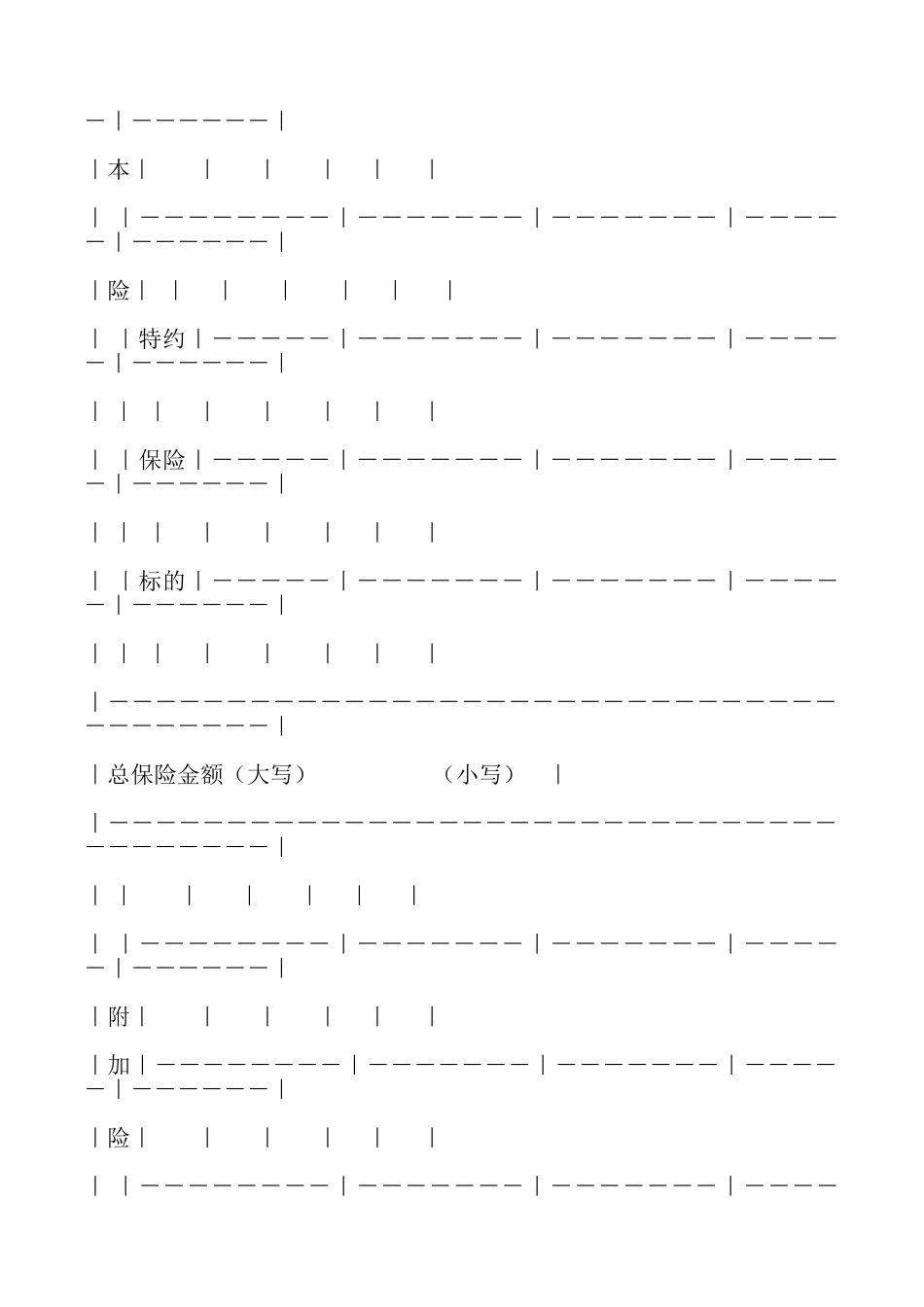 财产保险基本险合同模板_第2页