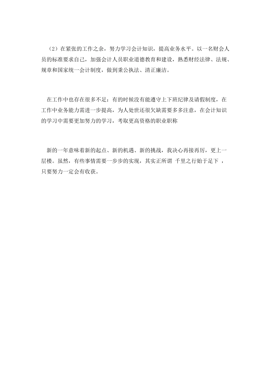 财务工作个人的年终总结_第3页