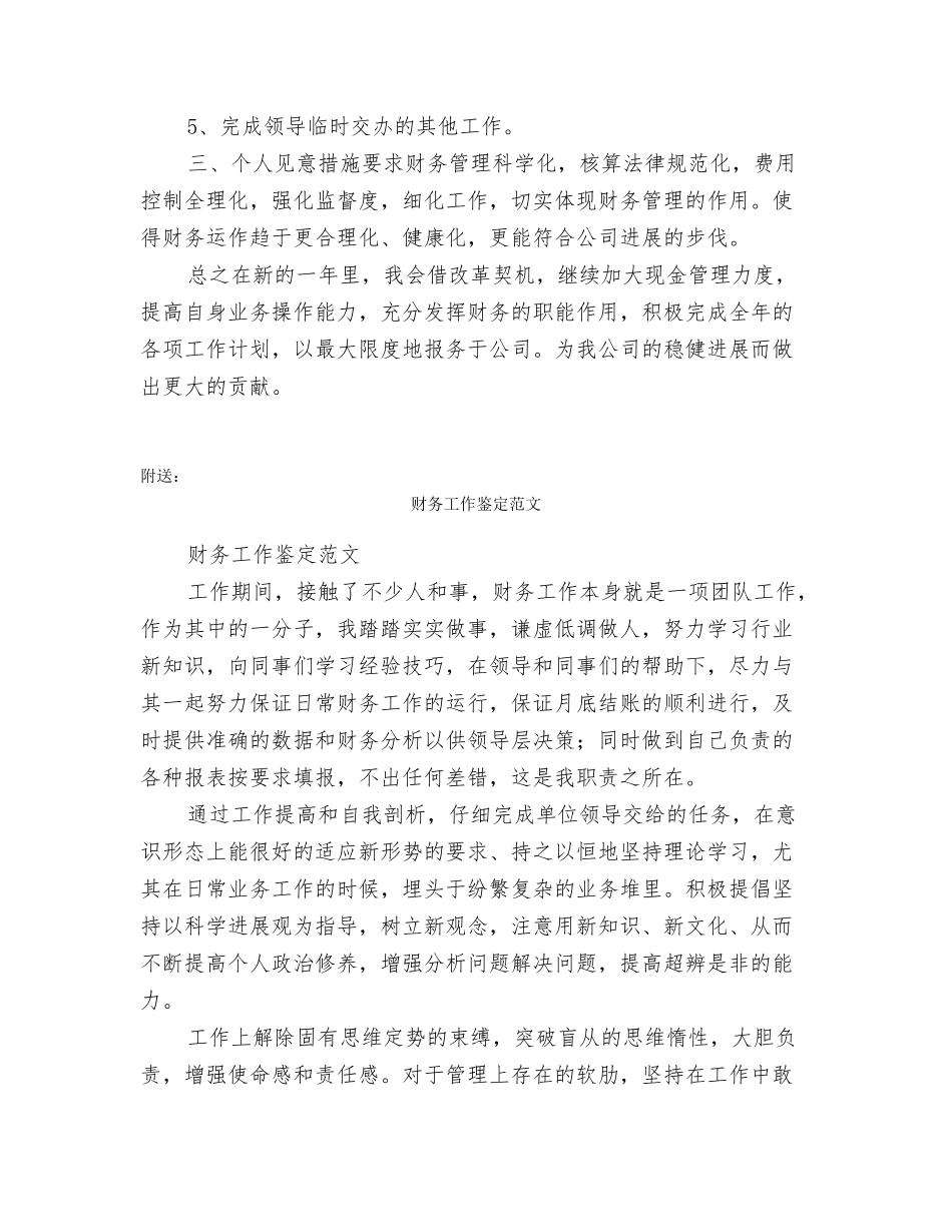 财务工作计划表_第2页