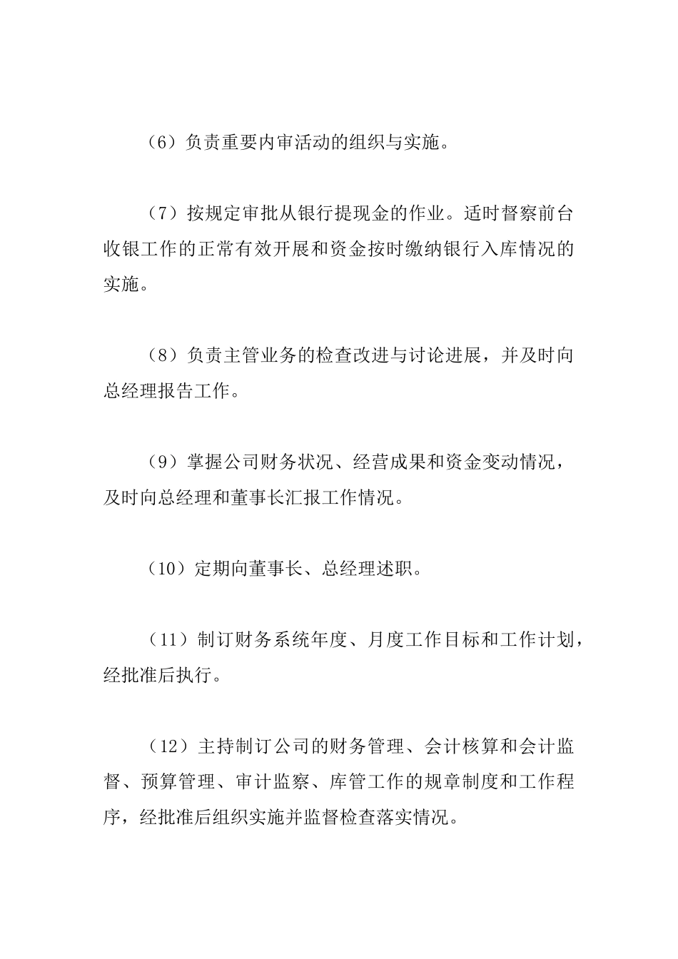 财务总监的岗位职责_第2页