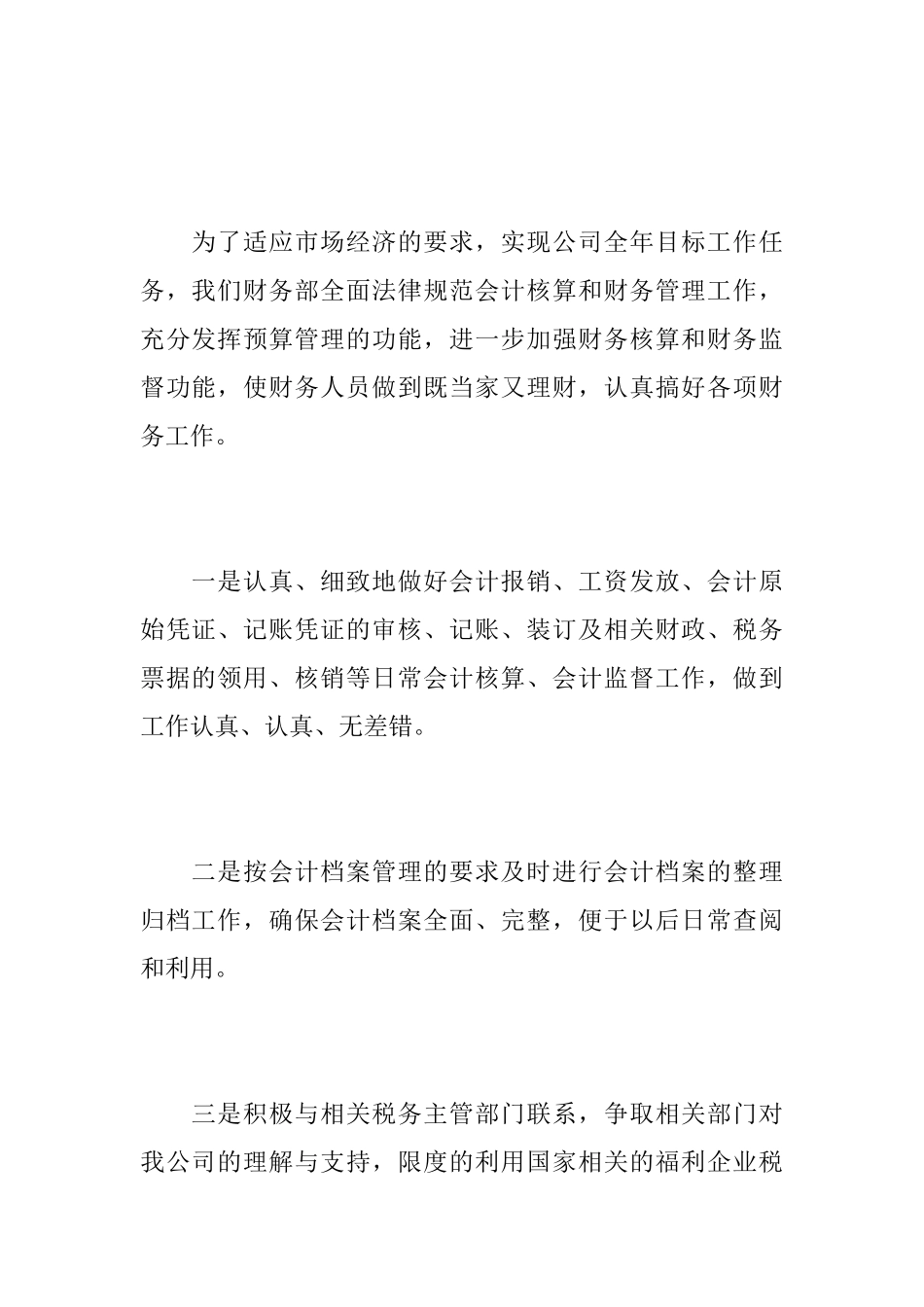 财务总监年终个人总结范文_第2页