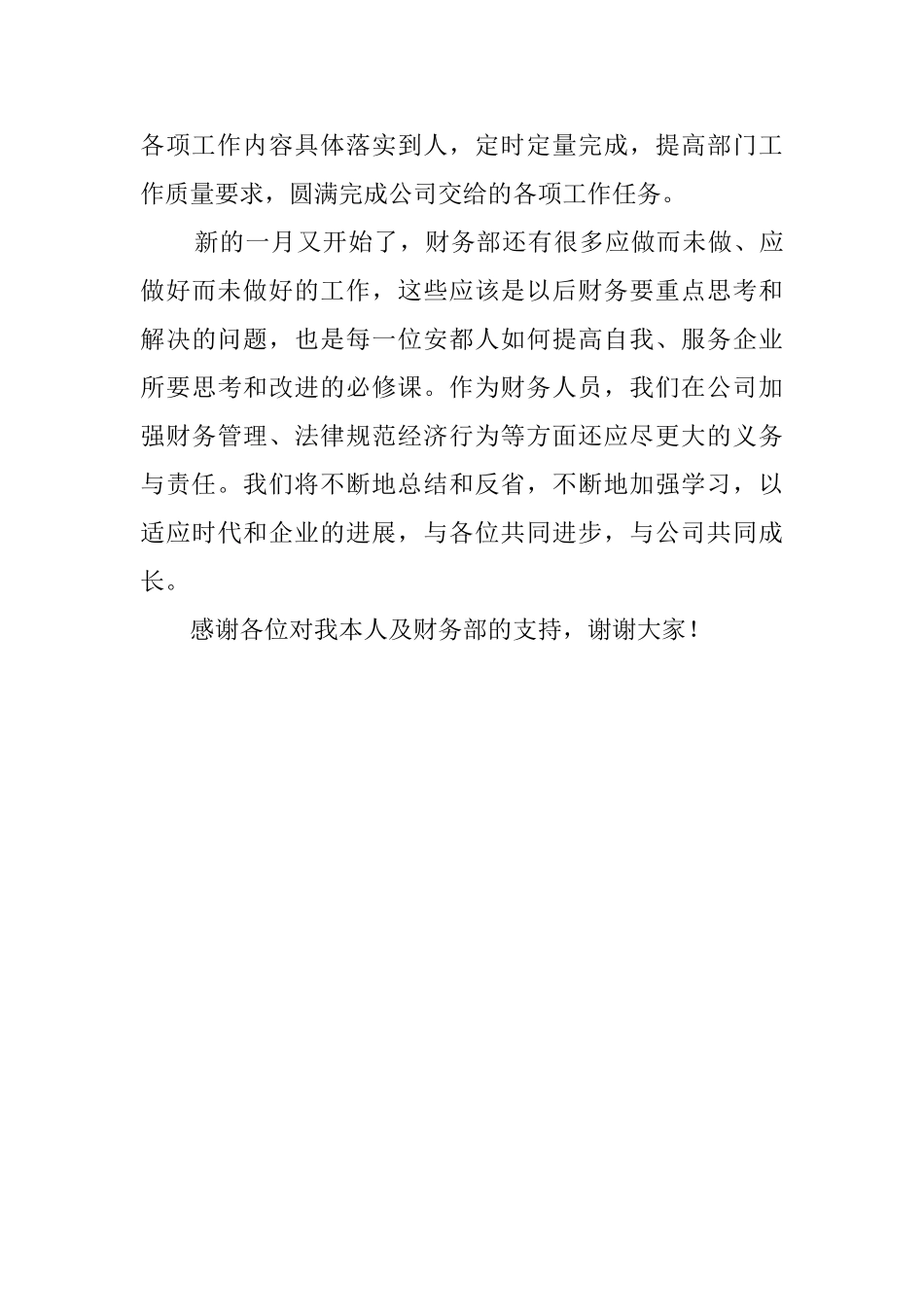 财务部人员的工作总结_第3页