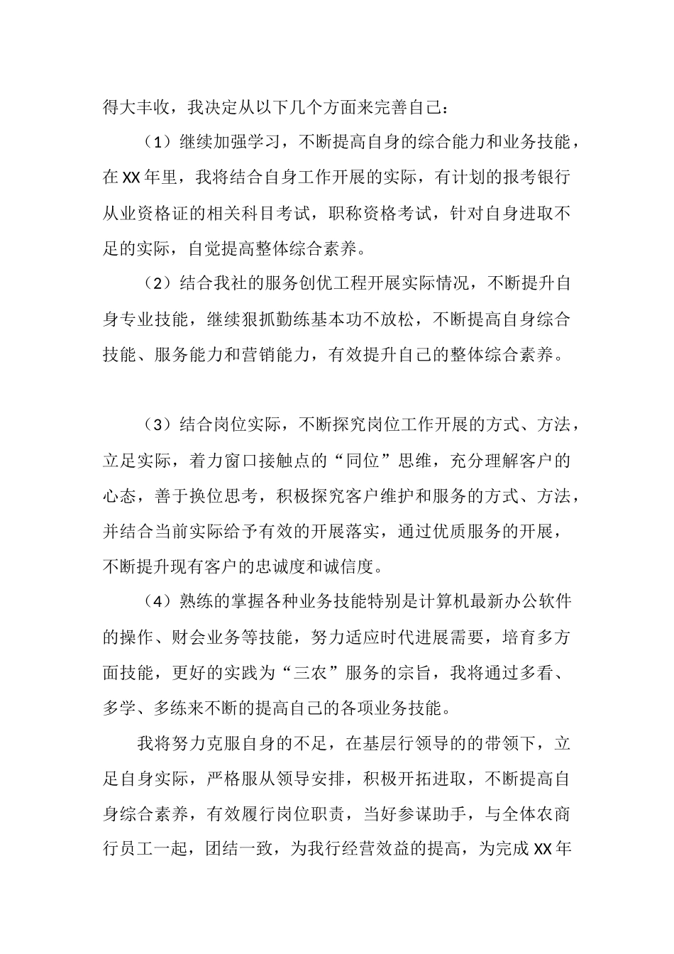 银行支行年工作总结及年工作计划_第3页