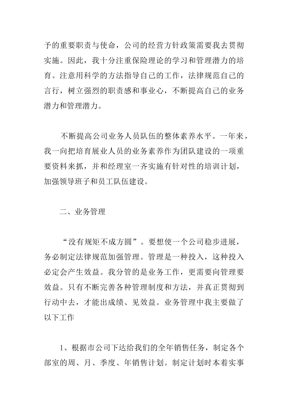 销售业务员助理年终总结_第2页