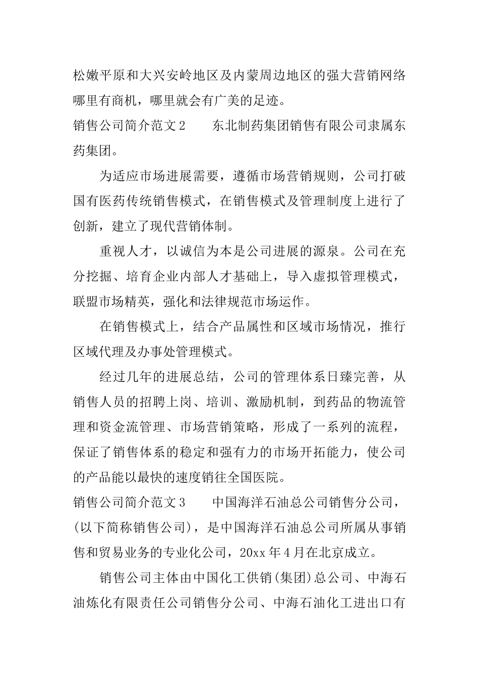 销售公司简介范文_第2页