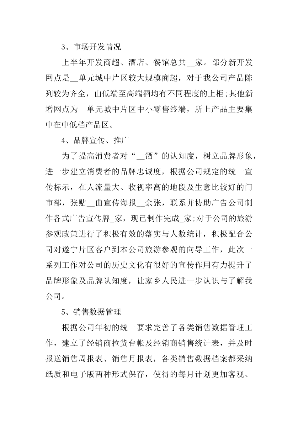 销售员试用期转正工作总结_第2页