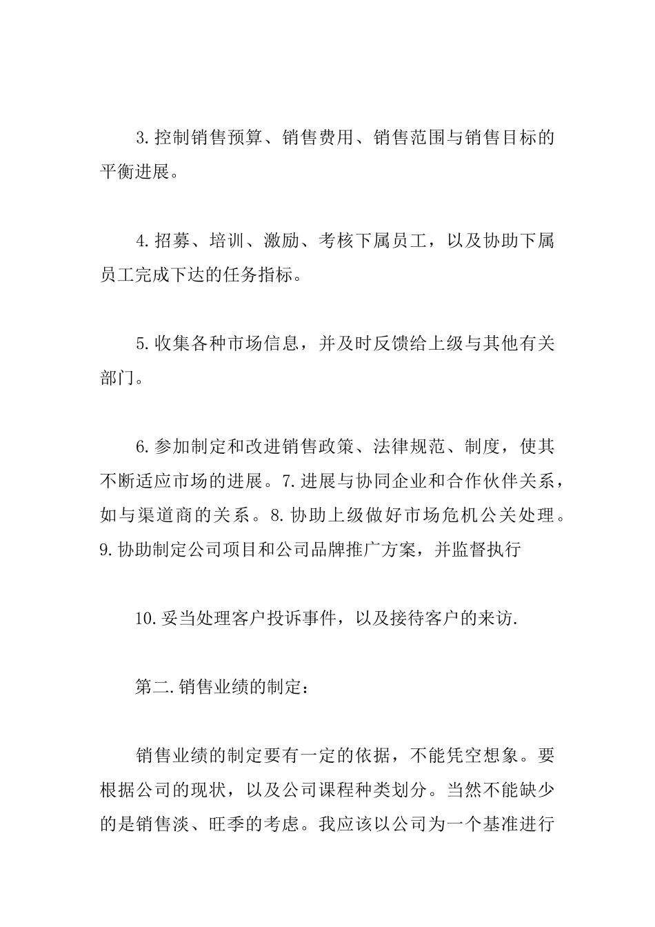 销售总监工作计划怎么写例文3篇_第2页