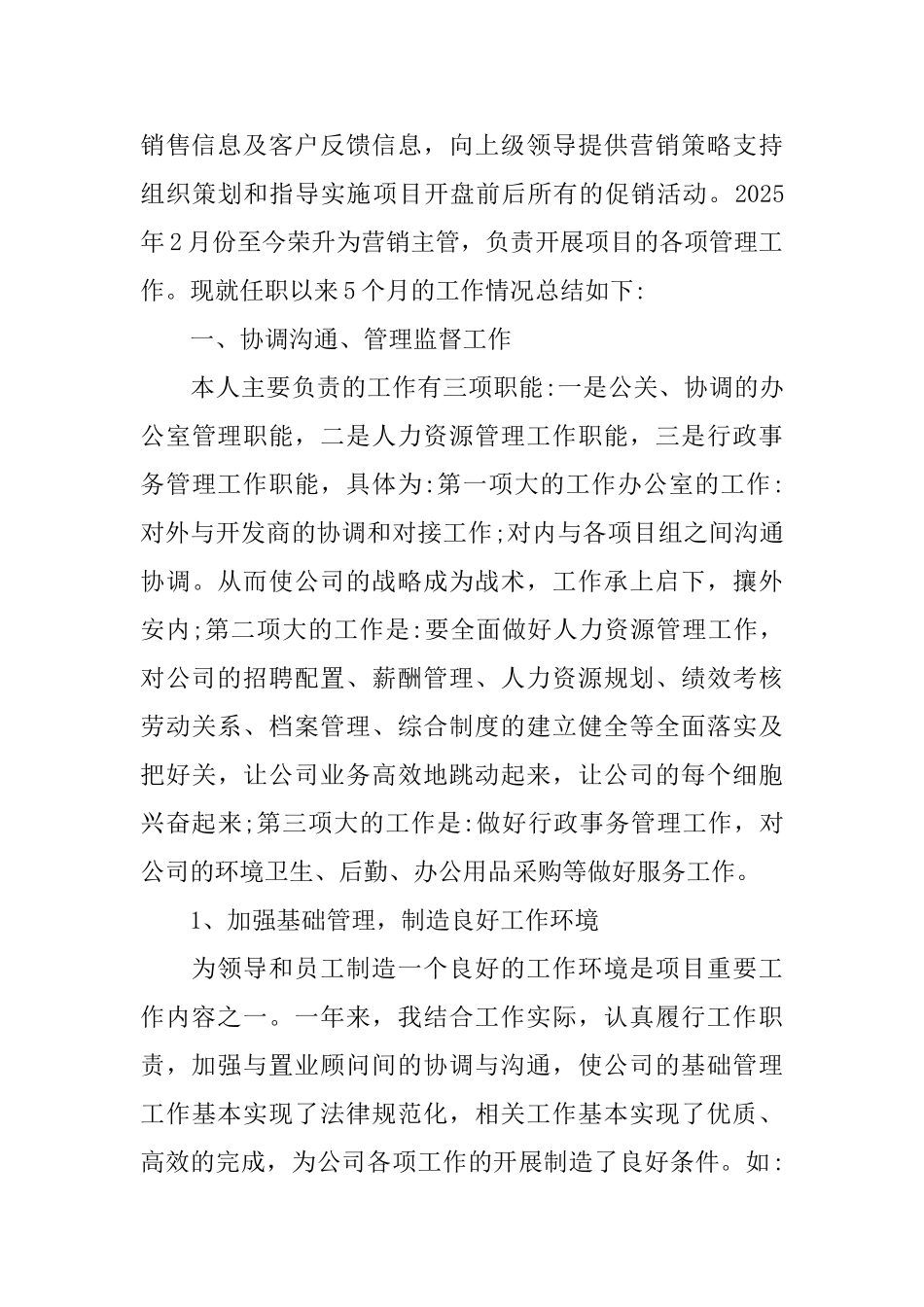 销售管理者的述职报告_第2页