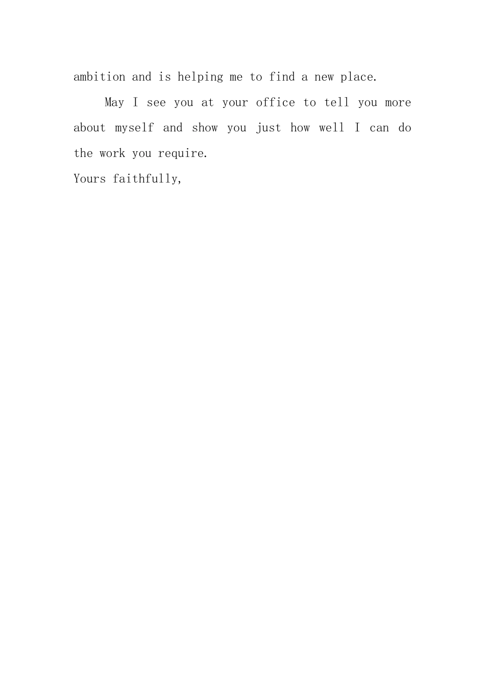 销售类的英文求职信范文_第2页