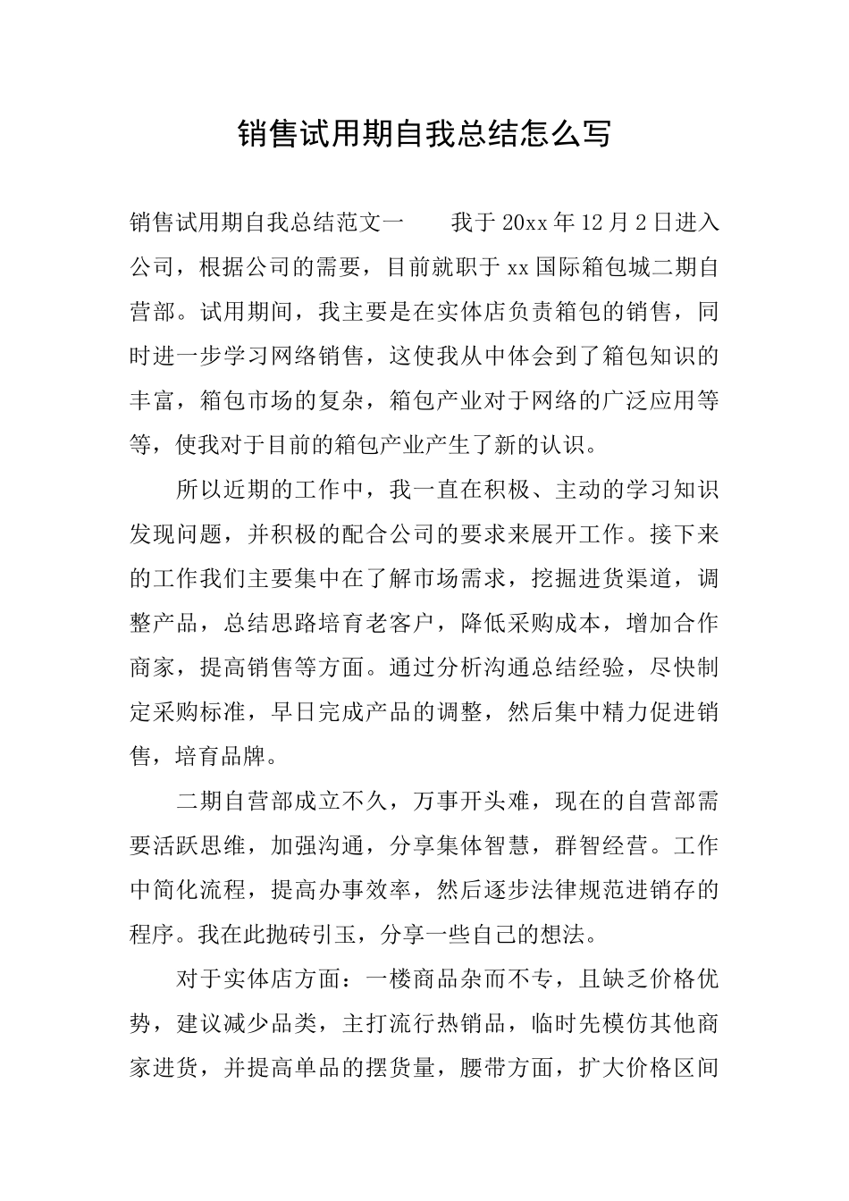 销售试用期自我总结怎么写_第1页