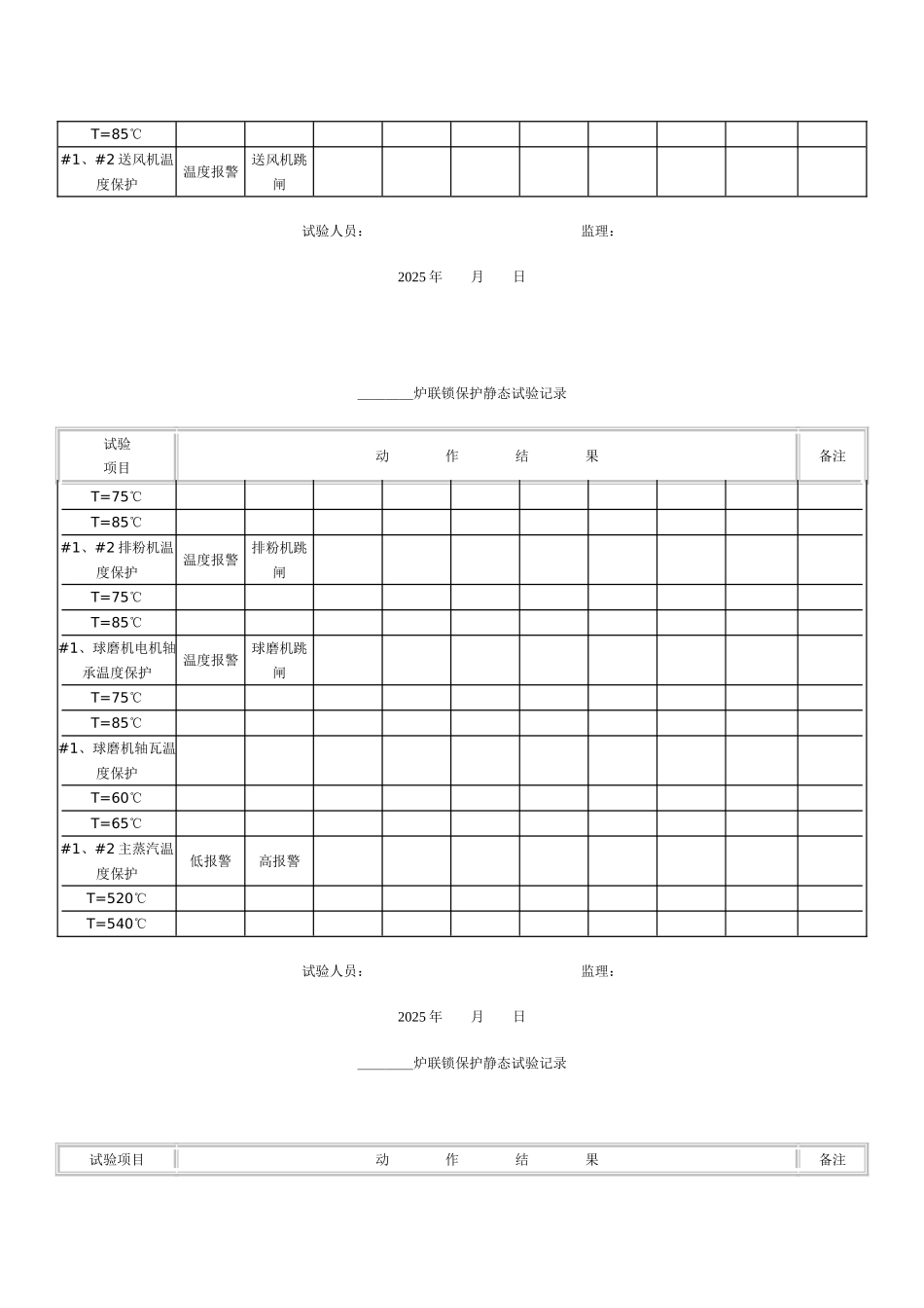 锅炉FSSS系统静态调试方案_第3页