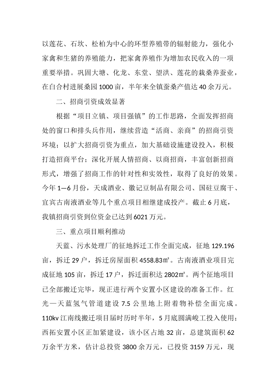 镇党委2025年工作总结_第2页