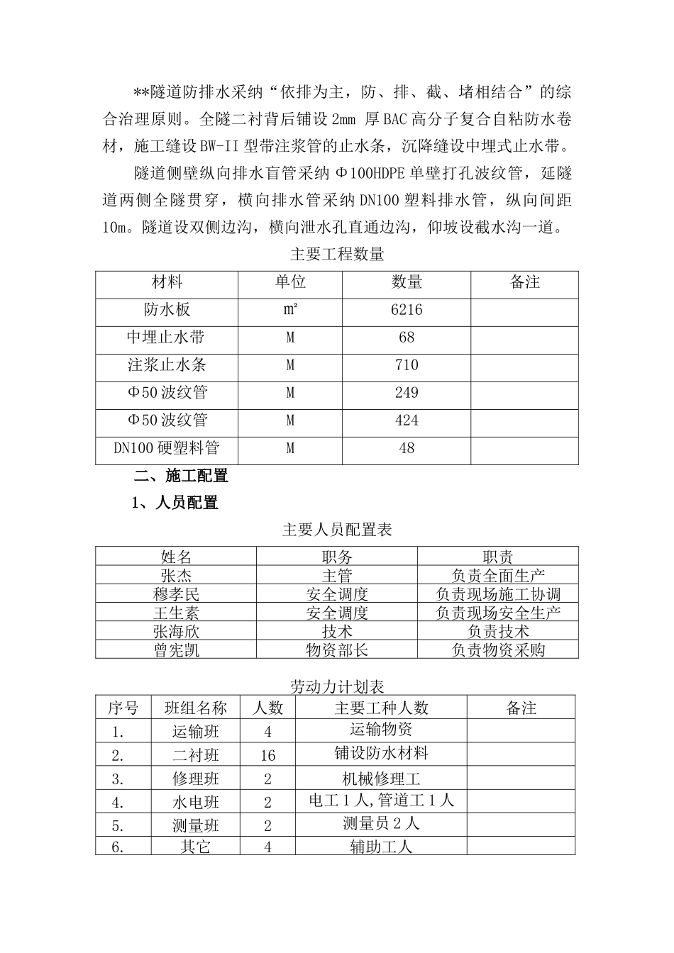 隧道防排水工程方案_第2页