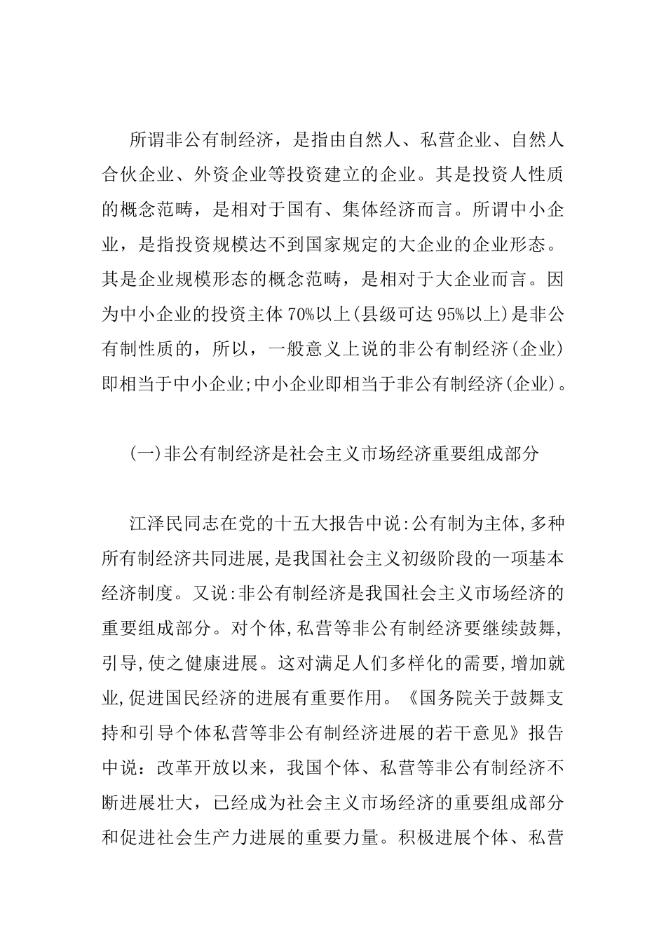 非公有制经济工作会议上的讲话_第2页