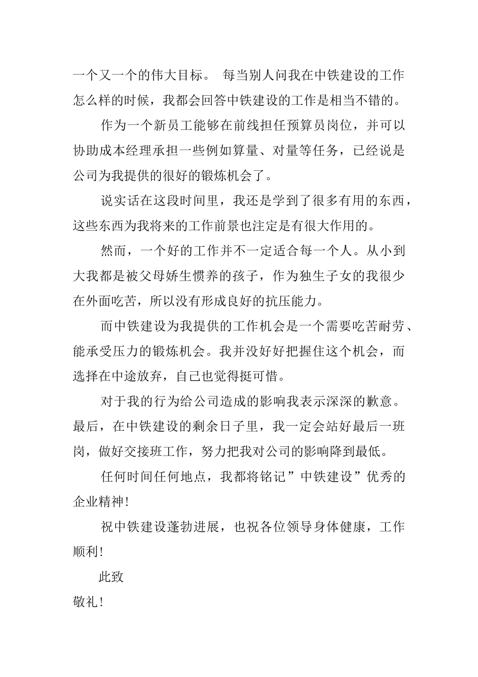 预算员的辞职报告范文_第3页