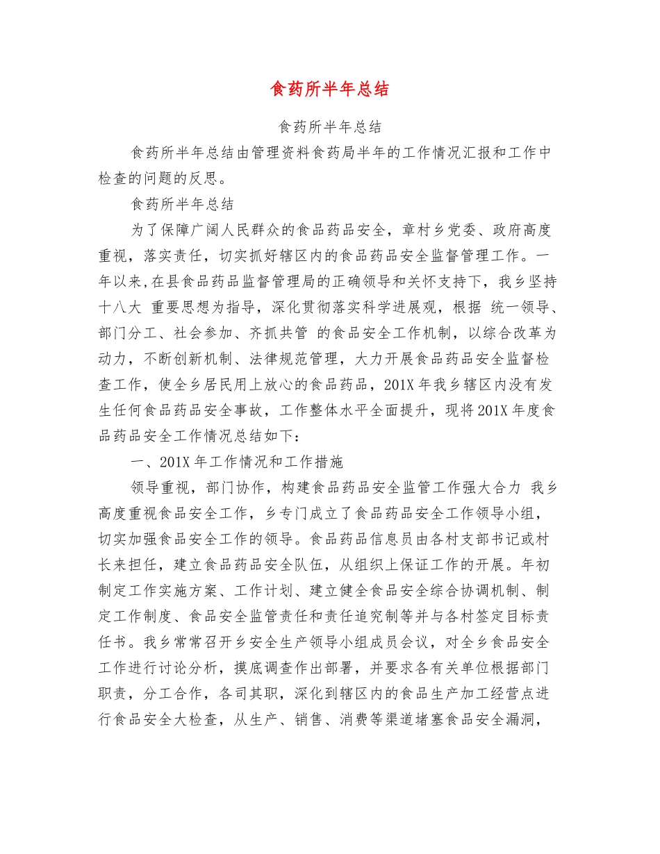 食药所半年总结_第1页