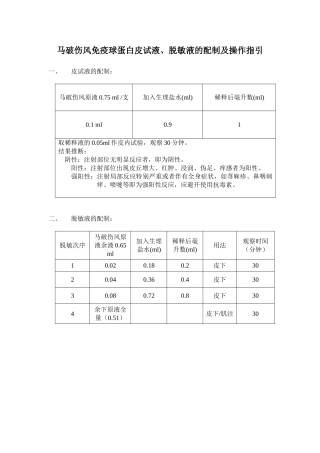 马破伤风皮试指引