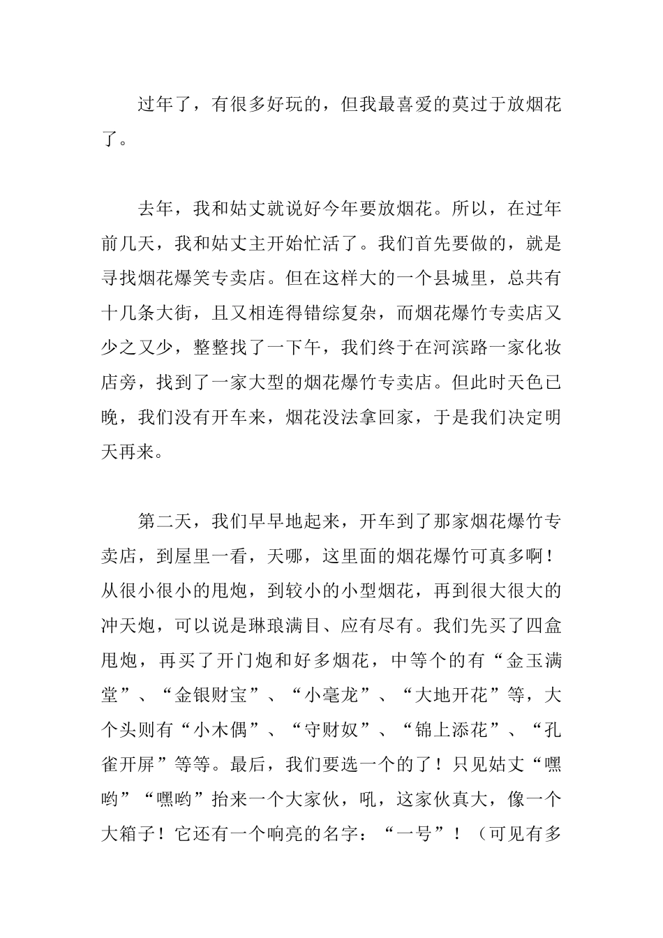 高一春节日记800字_第3页