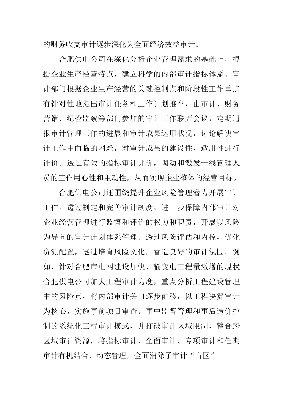 高校内部审计工作总结_第3页