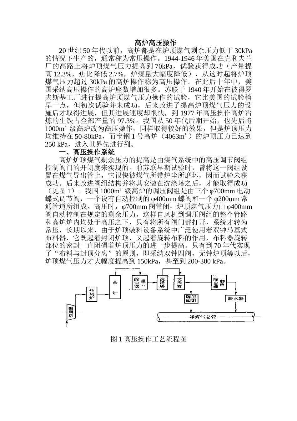 高炉高压操作_第1页