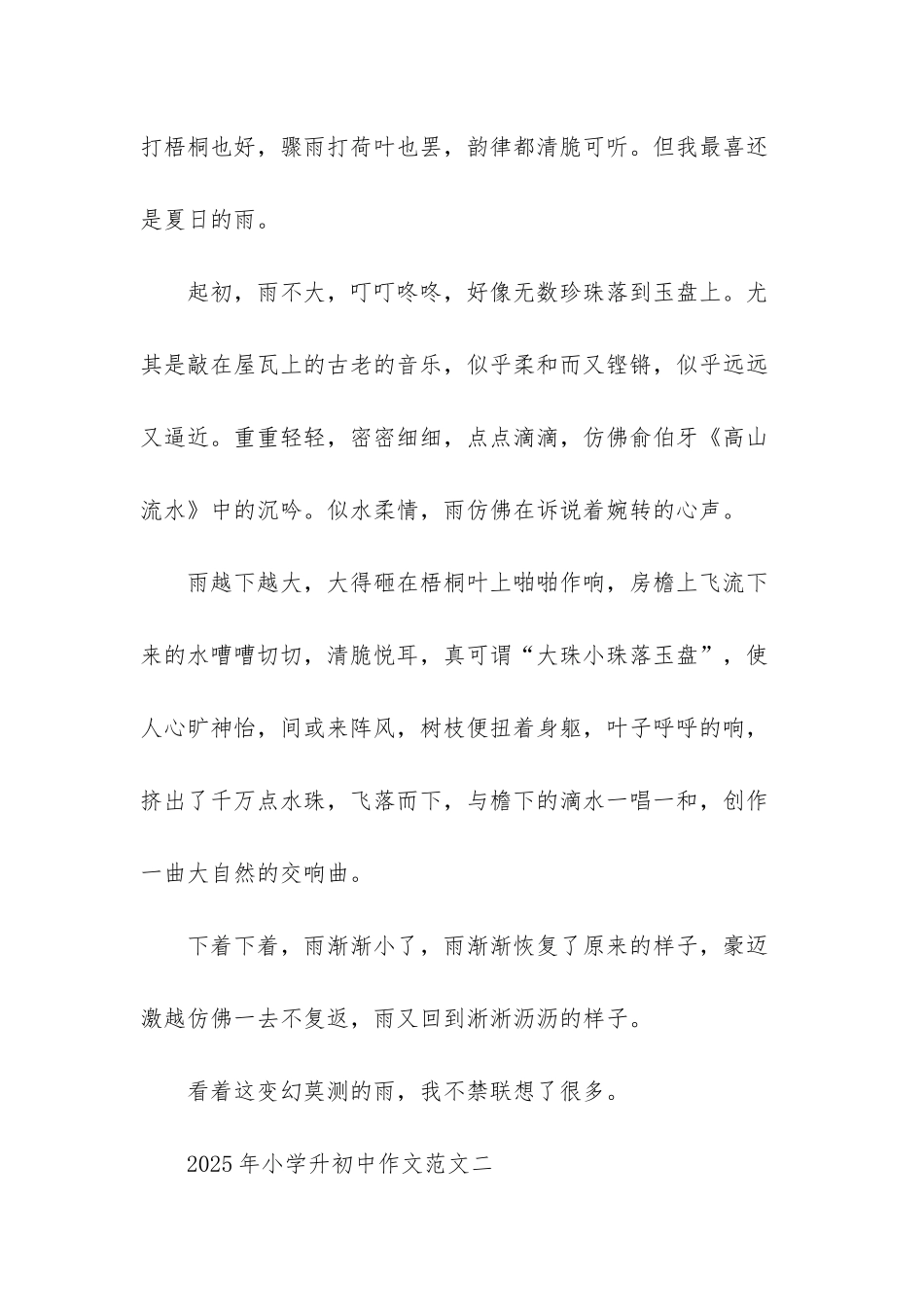 -2025小学升初中考试卷_第2页