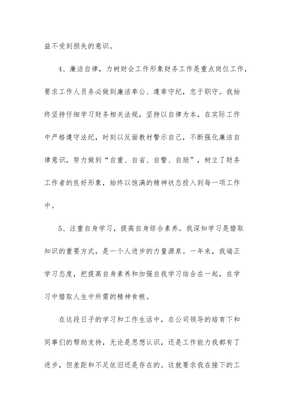 -出纳年度工作总结范文_第3页