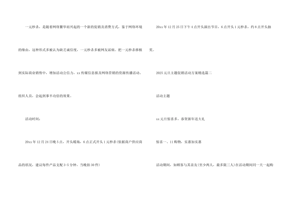 2025元旦主题促销活动方案_第3页