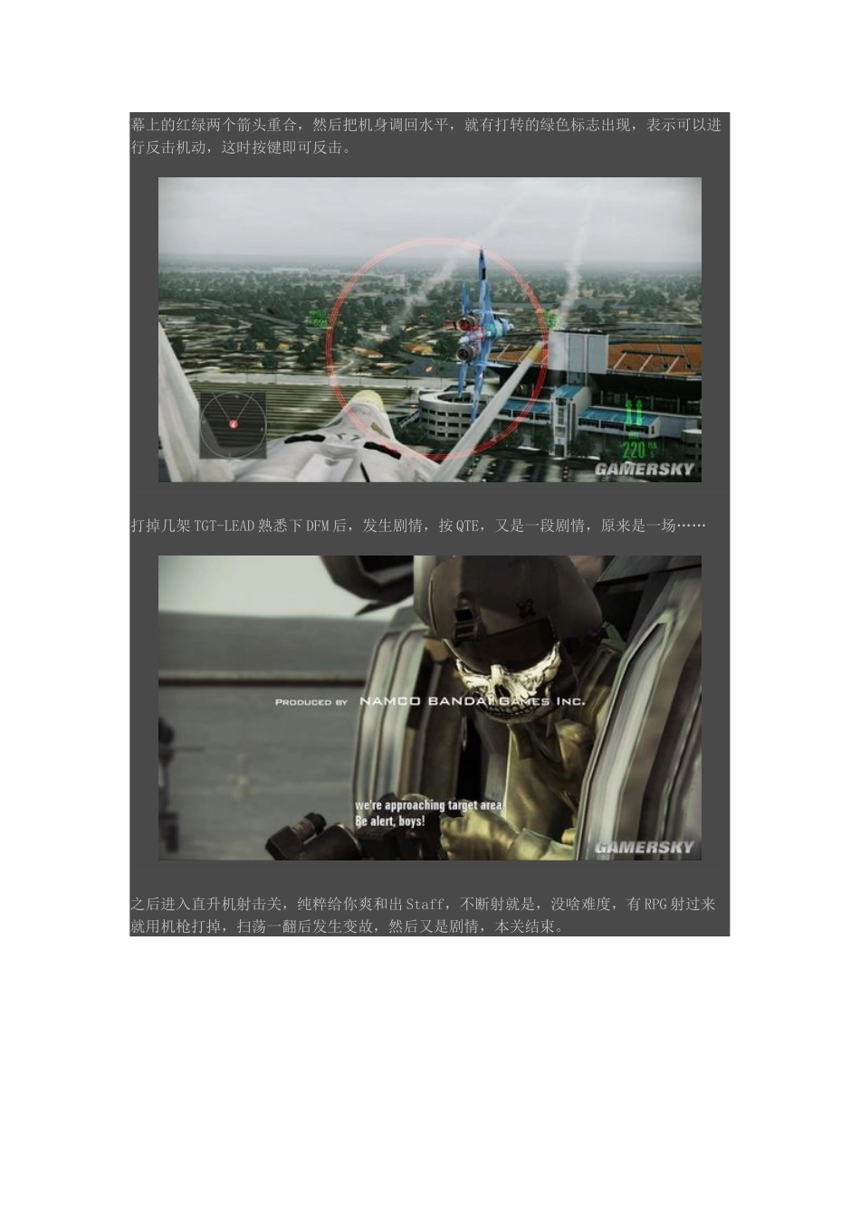 《皇牌空战7突击地平线》图文流程攻略_第3页