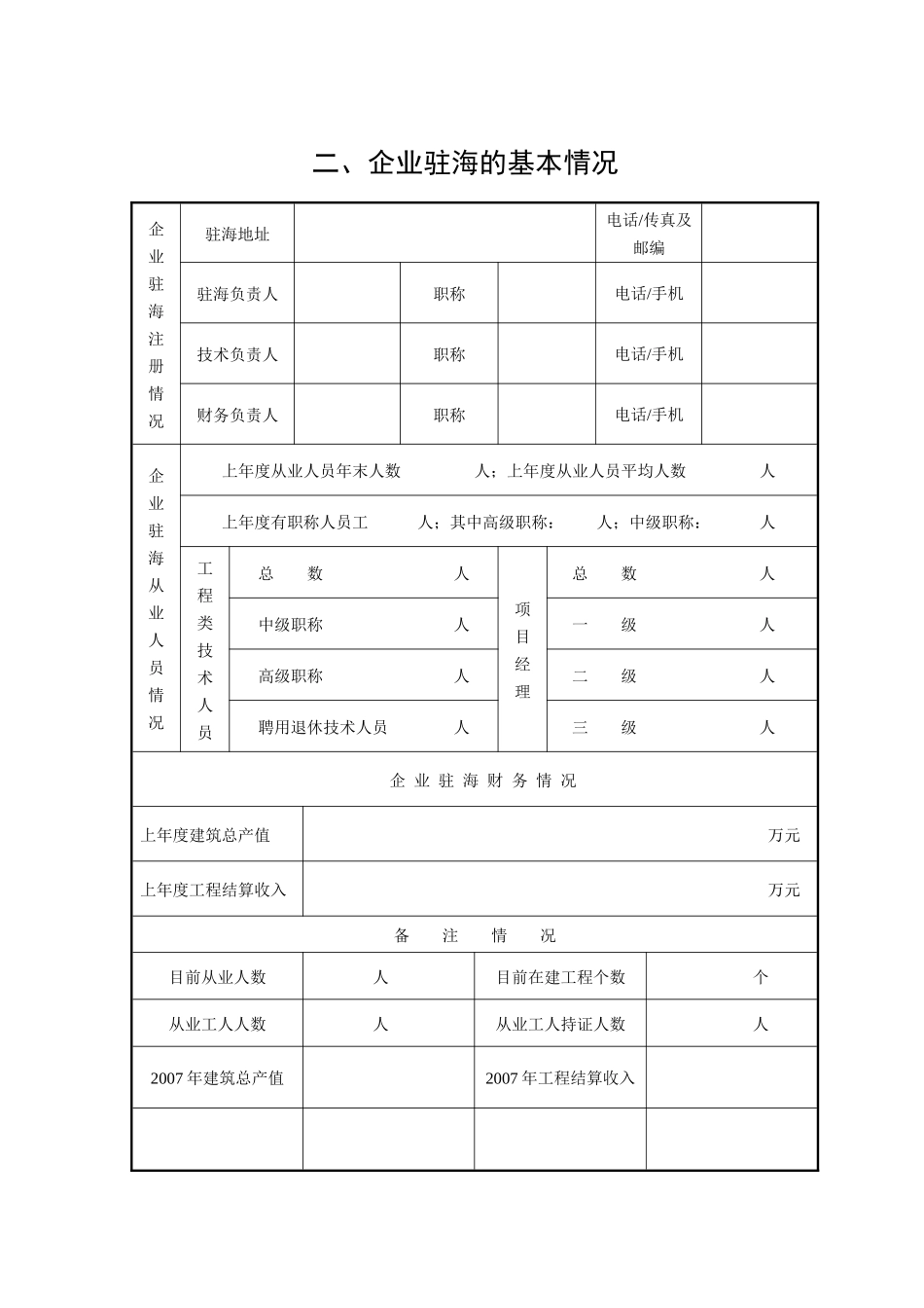 《江苏省建筑业企业信用管理手册》年度)检验换证登记表_第3页