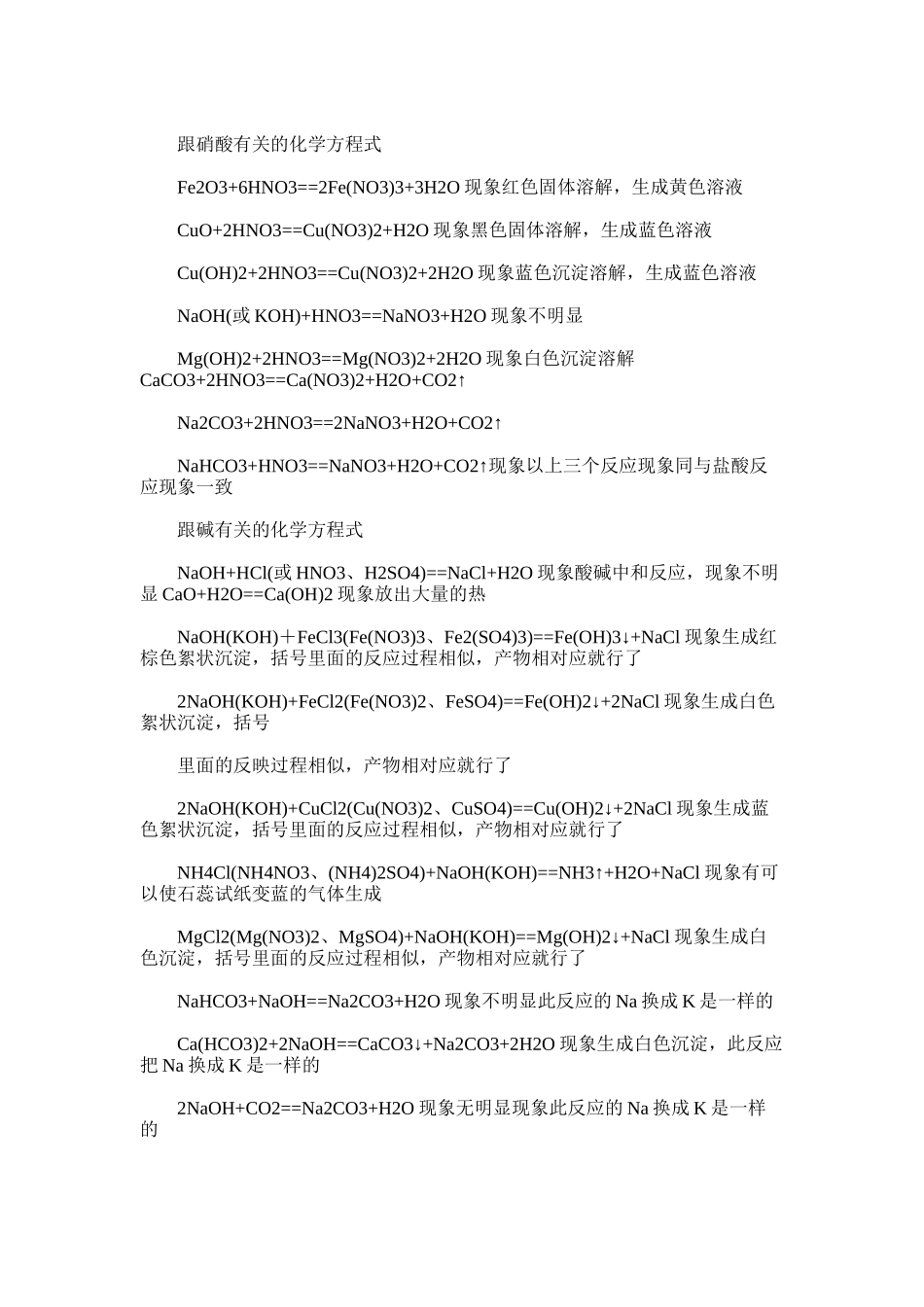 2025年初三化学方程式总结(全册书)_第3页