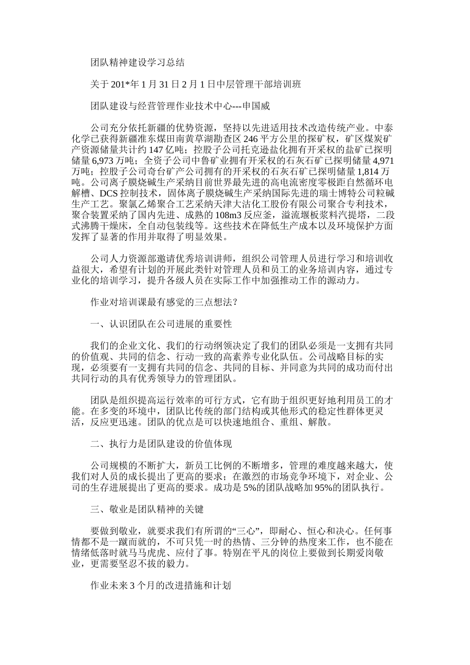 2025年团队精神建设学习总结_第1页