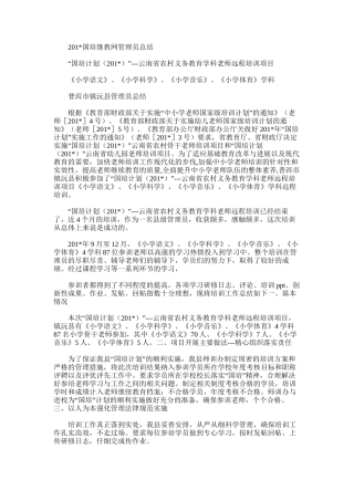 2025年国培继教网管理员总结