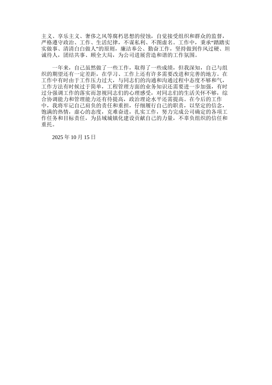 2025年城投公司分管领导述职述廉报告_第2页